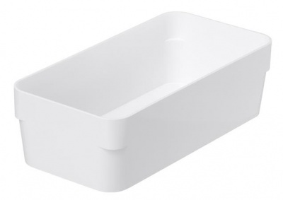 Fiókrendező, 20x6x10 cm, SMARTSTORE "Compact", fehér