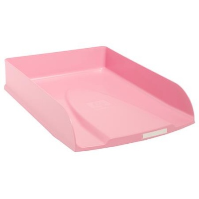 Irattálca, műanyag, EXACOMPTA "COMBO Styli AutentiK", rózsaszín