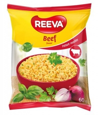 Instant tésztaleves, 60 g, REEVA, marhahúsos íz