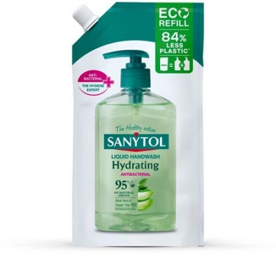 Folyékony szappan, utántöltő, 500 ml, SANYTOL, aloe vera