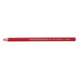 Jelölőceruza, UNI, "Dermatograph", piros